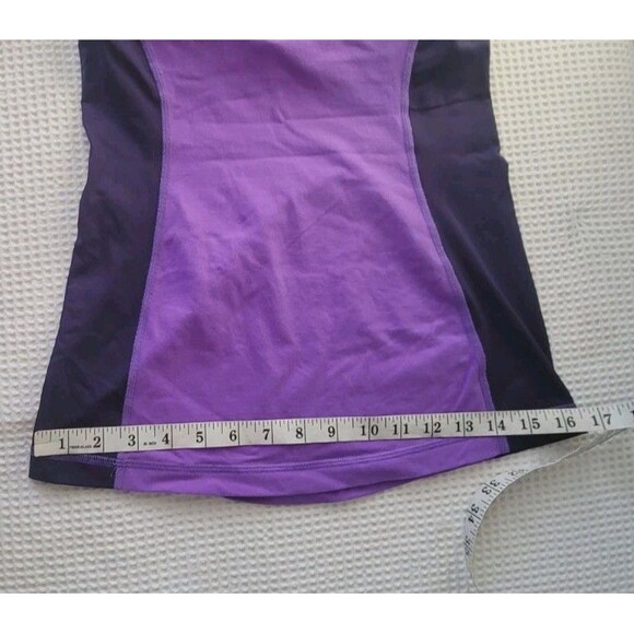 Lululemon Women's Virtuous Tank Top cross back Purple Size 6 - Picture 7 of 13